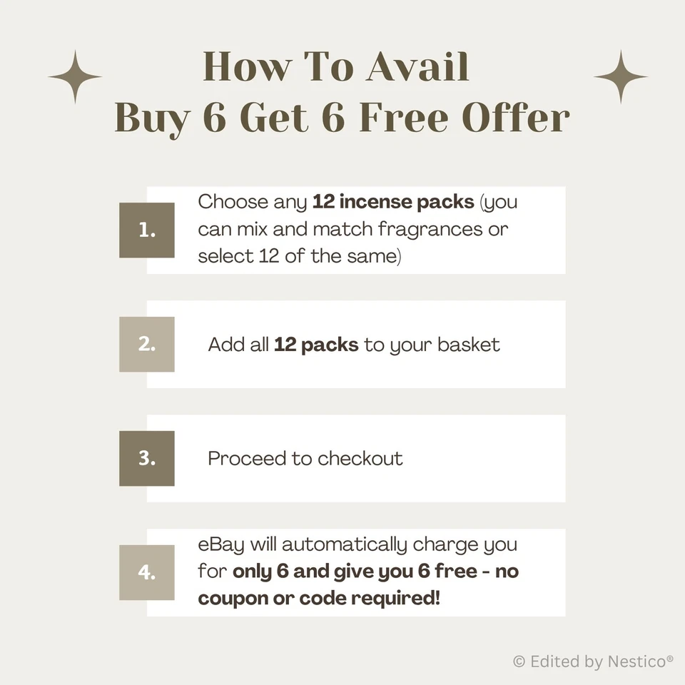 Satya Incense Sticks Joss Sticks 15g Nag Champa | Mix & Match Scents B6G6 FREE — 第 2/2 张图片