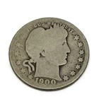 US Mint 1900 O Circulated Barber Silver Quarter