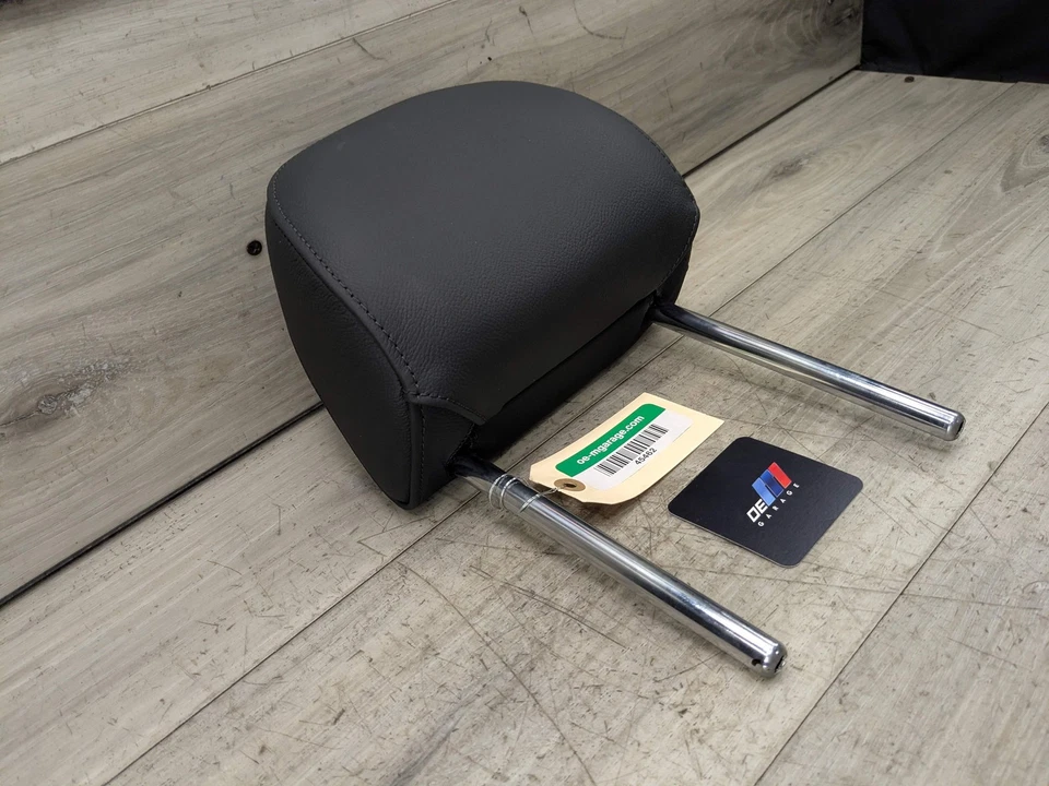 Asiento trasero izquierdo derecho 18-25 OEM AUDI Q5 SQ5 reposacabezas cuero negro Foto 2 de 4