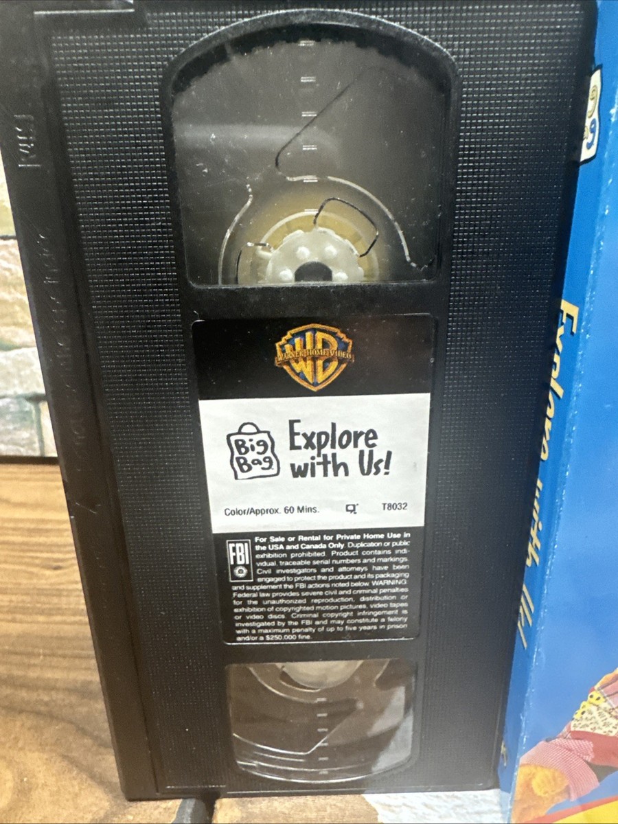 Big Bag: Explore With Us! (VHS 1997) Cartoon Network HTF Oop