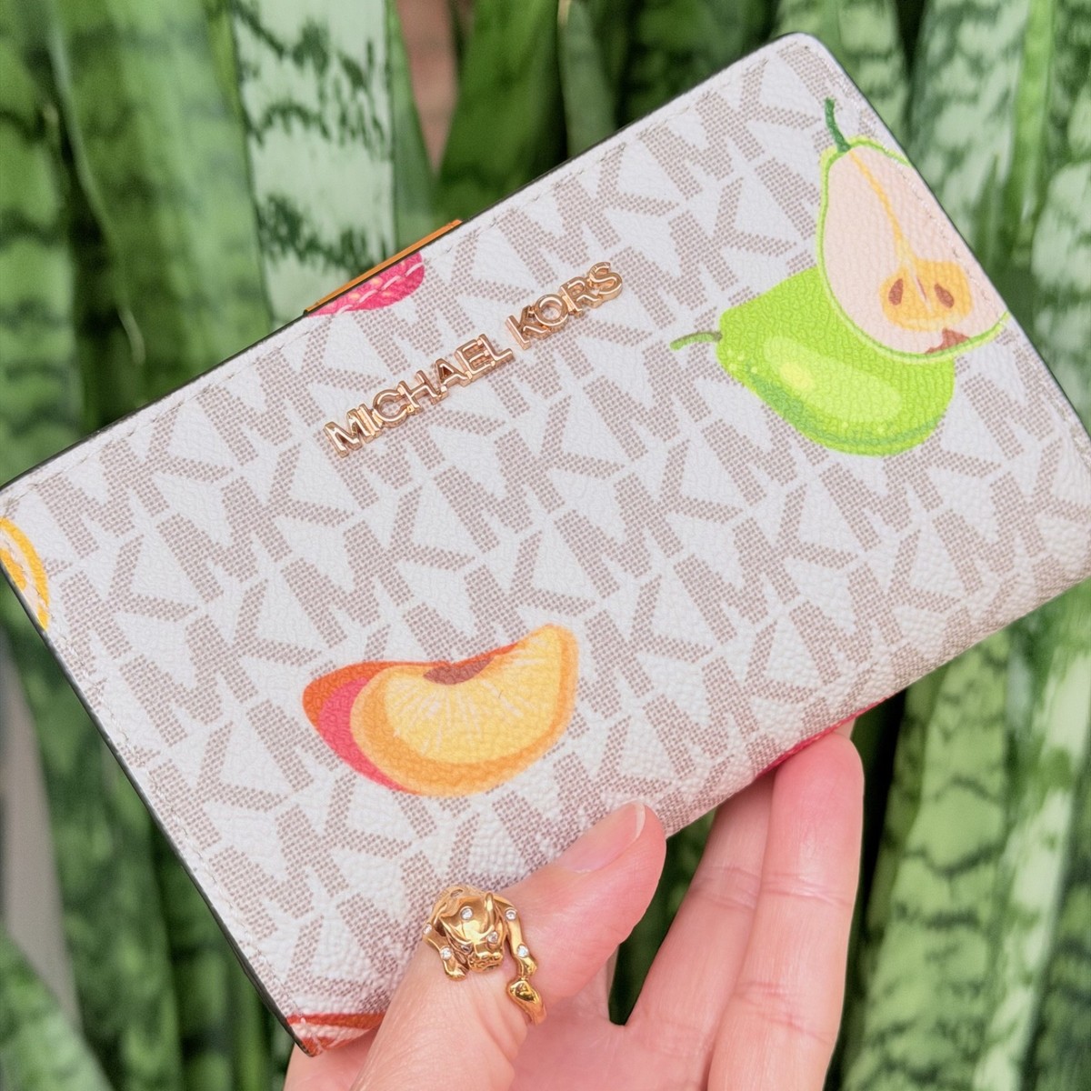 その他 michael kors card wallet Michael Kors Jet Set MD Bifold Zip Coin Card Wallet Radiant Orange