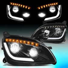 For 2011-2021 Peterbilt 587 579 Led Drl Sequential Turn Signal Headlight Lamps For 2011-2021 Peterbilt 587 579 Led Drl Sequential Turn Signal Headlight Lamps