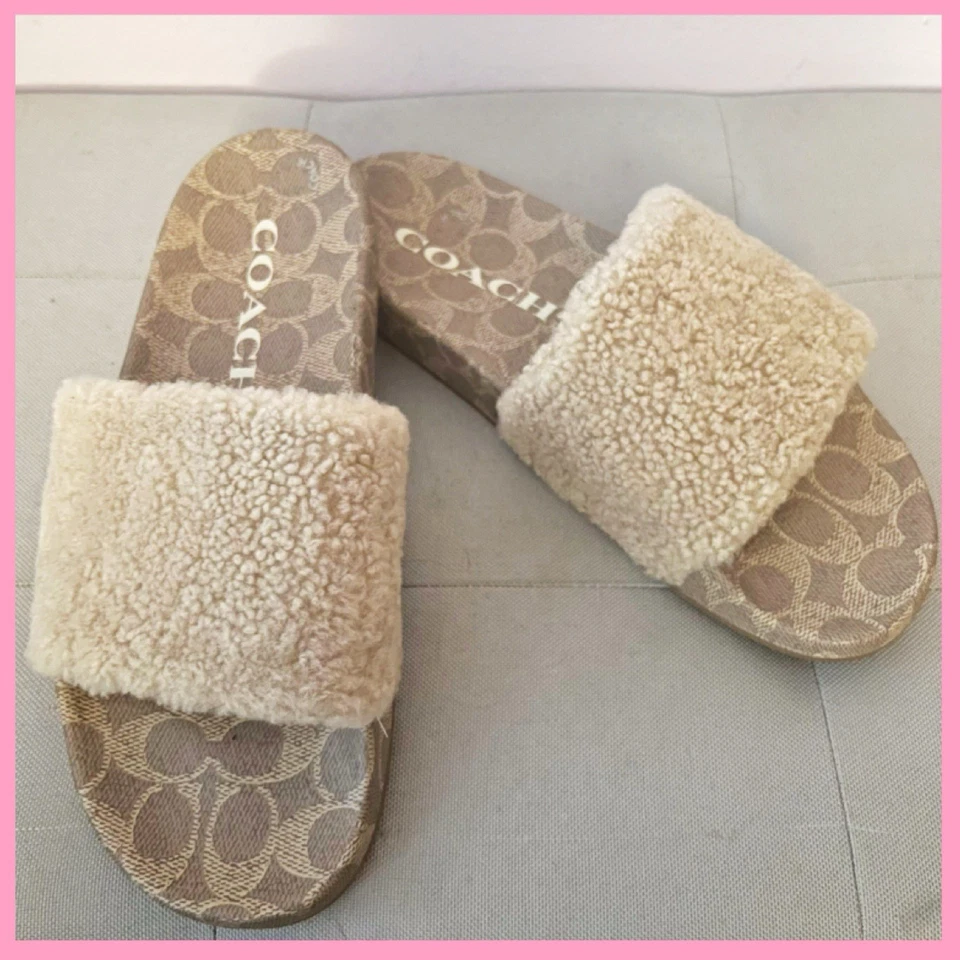 Toboganes Coach Ulla de piel de oveja de piel de oveja talla 11 EE. UU. para mujer Foto 2 de 4