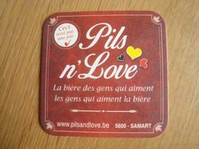 Sous-bock viltje PILS N' LOVE recto