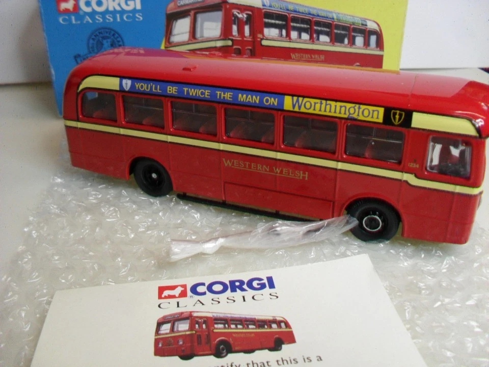 Corgi  34801:  1:50 Leyland Olympian "Western Welsh", mit Zertificat und Spiegel - Bild 3 von 4