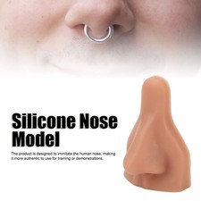 3D Silicone Nose Model Flexible Fake Nose Practice Model for Practicing Suture