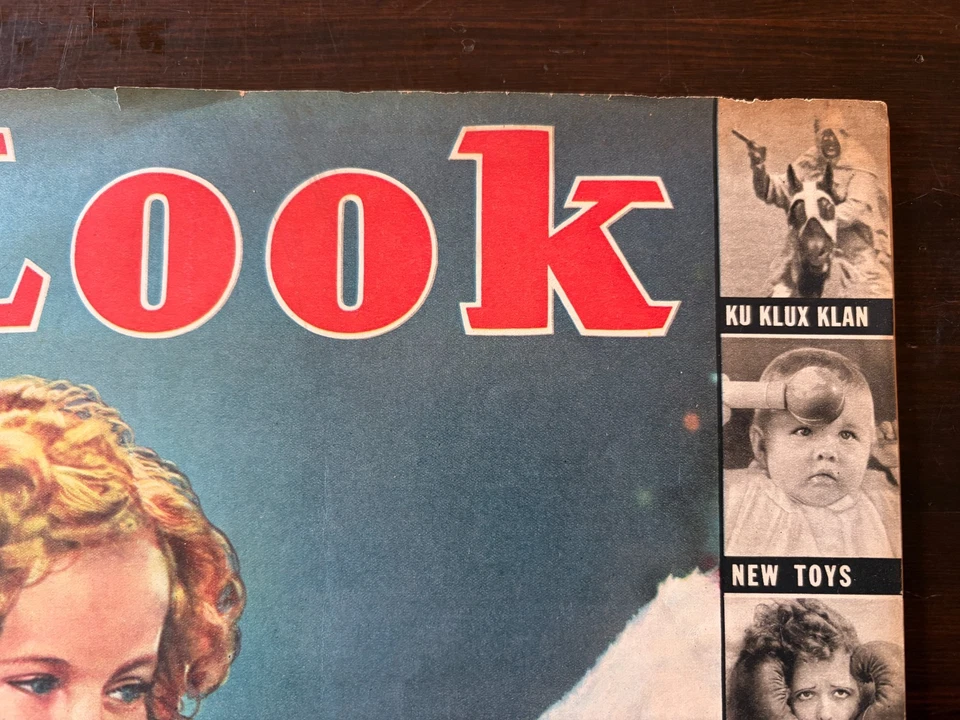 Vtg Look Magazine December 21, 1937 Shirley Temple Santa A Christmas Story - Image 4 of 4