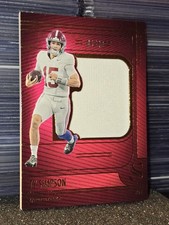 2025 Panini Silhouette Silhouettes Ty Simpson jumbo patch #4/49 ALABAMA QB!
