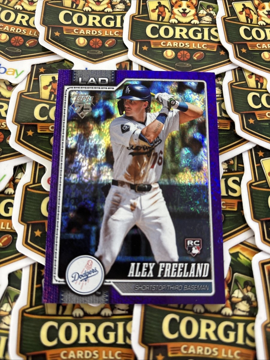 MLBカード　ASA LACY 99シリ 2026 Topps Series 1 #74 Alex Freeland Dodgers RC Purple Sand