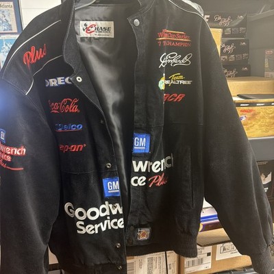 Vintage Dale Earnhardt JH Design Chase Authentics NASCAR Jacket XL damaged read