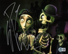 Danny Elfman ‘Corpse Bride’ Signed 8x10 Photo 'Bonejangles' Beckett Composer