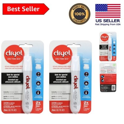 Compact 2-Pack On The Go Stain Pen - Perfect for Home & Travel Stain Solutions