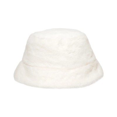 H&M, Bucket hut, Größe: S, Polyester, Weiß, Damen #vXv