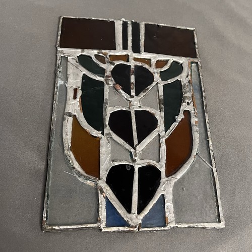 VTG Stained Glass Panel/Sun Catcher Multicolor 5.75x9.25” - Picture 3 of 12