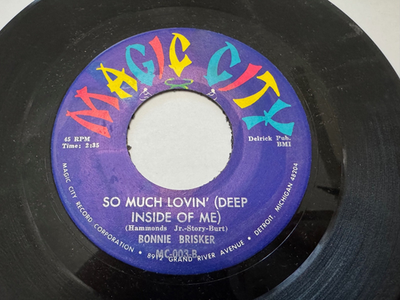 #ad #ad Northern Soul 45 Bonnie Brisker quot;So Much Lovinquot; quot;Somebody..quot; Magic City NM HEAR $250.00