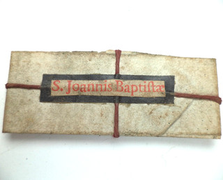ANTIQUE RELIQUARY RELIQUE RELIC TO SAINT JOHN BAPTIST / JEAN BAPTISTE
