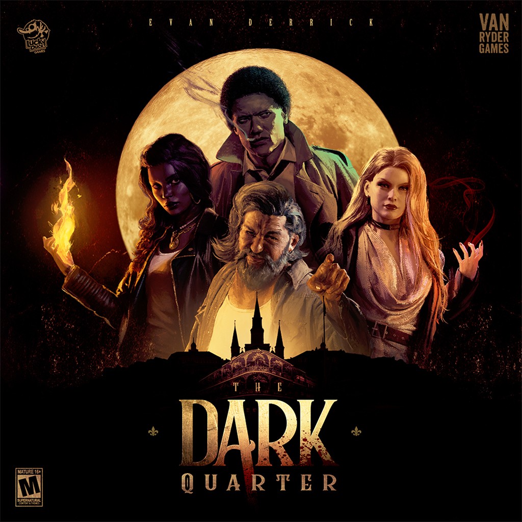Lucky Duck Games: The Dark Quarter - Board Game