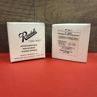 2 Randall Deep-Well Interchangeable Replacement Blower Bearings KIT No. 7 - 3/4 