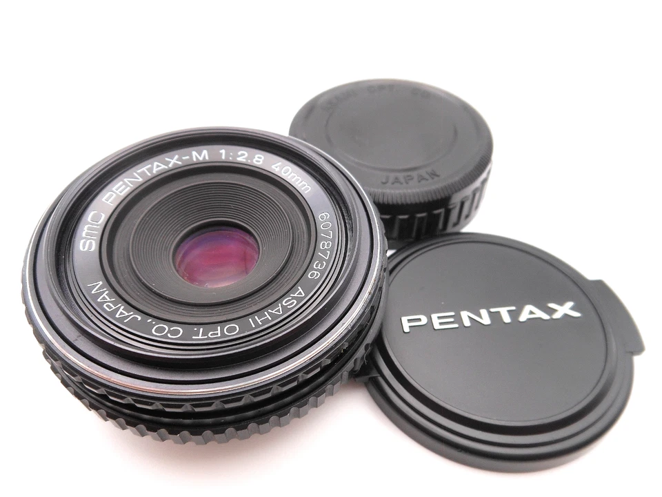 [N Como Nuevo] SMC Pentax-M 40 mm f/2,8 Gran Angular Panqueque MF K Montaje de JAPÓN Foto 4 de 4