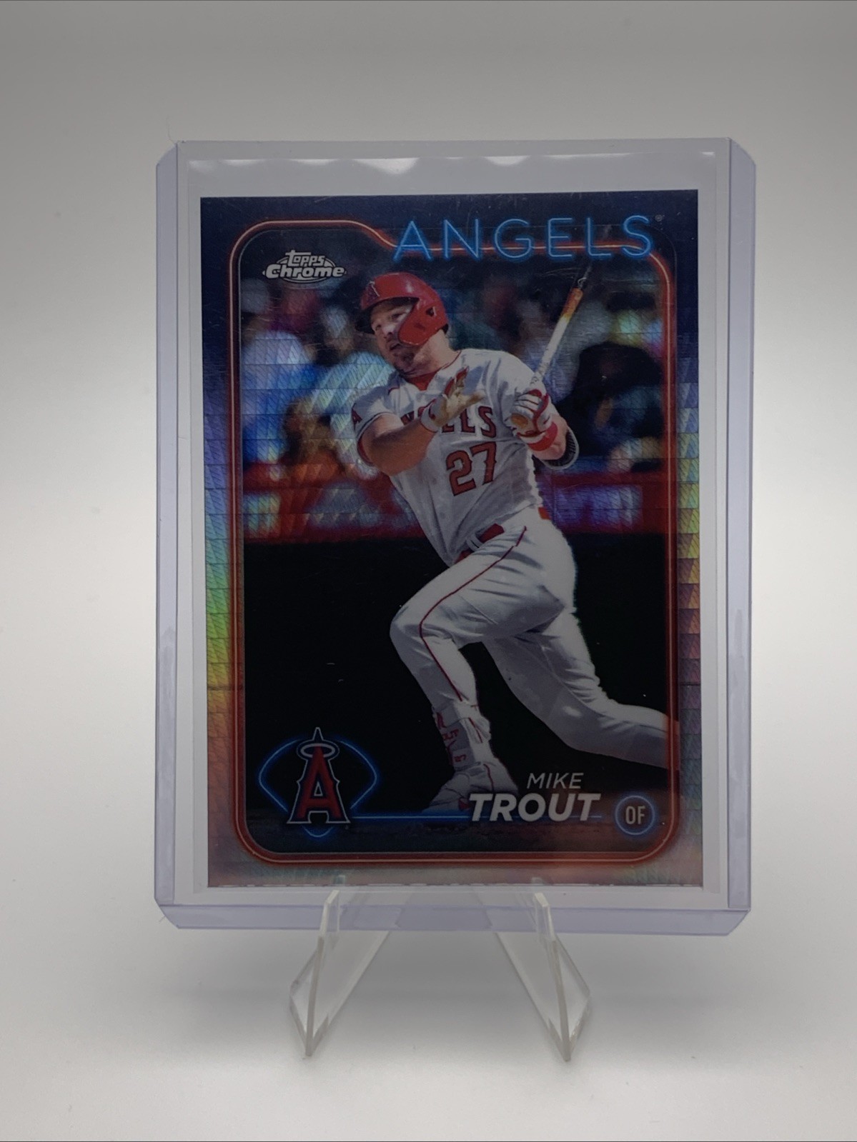 2024 Topps Chrome - Mike Trout #200 Prism Refractor