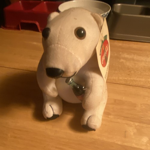 Coca-Cola Polar Bear Plush Stuffed Animal Small 6-14 in