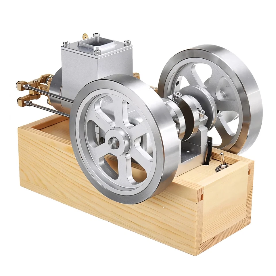 OKMO M93 Retro Horizontal Water-Cooled Mini Hit & Miss Gas Engine Model DIY Kit - Image 4 of 4