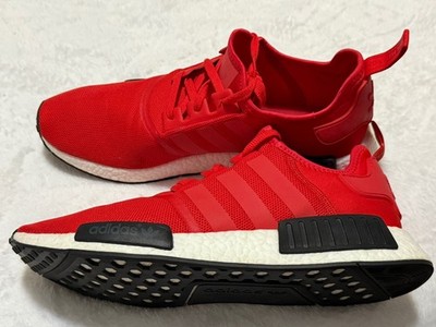 Adidas NMD R1 Boost Clear Red White Black BB1970 Mens Size 15 
