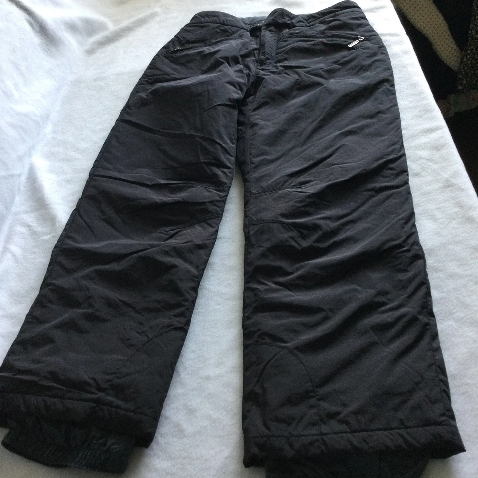 Calça de esqui White Sierra neve preta acolchoada isolada inverno ao ar livre tamanho M - Imagem 2 de 4