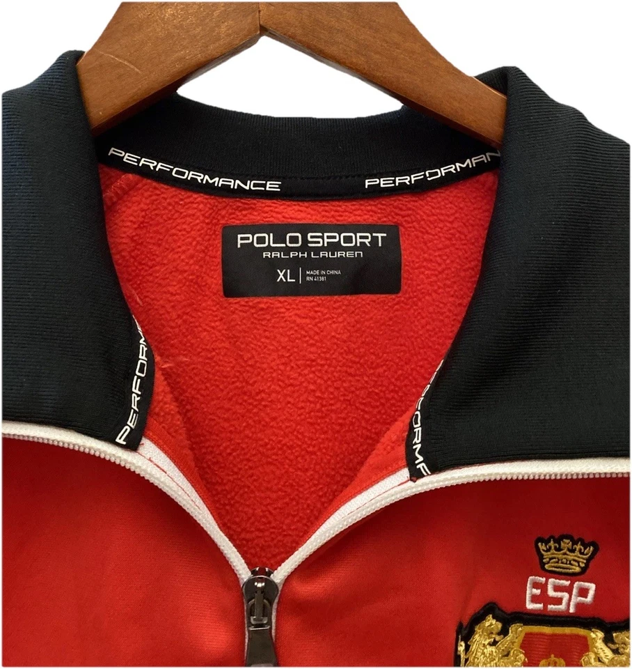 Ralph Lauren Polo Sport Copa Mundial Para hombres Nueva Chaqueta Country Track XL $185+ Rara Foto 3 de 4
