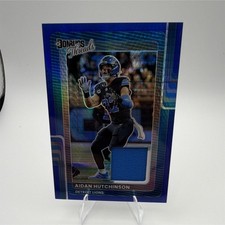 Panini Donruss Optic Donruss Threads Prizm Aidan Hutchinson DTBH-AHN Detroit Li…