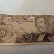Austria 20 Schilling Banknote (1967) - Rare Collectible Currency