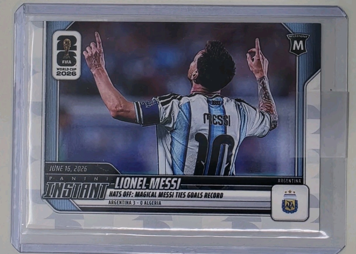 Panini 2026 Instant FIFA World Cup Lionel Messi Argentina #46 view 1