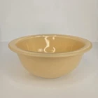 Pyrex Peach Glass Clear Bottom Nesting Mixing Bowl Vintage #322 Small 7" Used