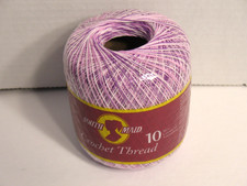 SOUTH MAID CROCHET THREAD 10 IN SHADED PURPLES 300 YARDS