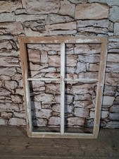 altes Fenster Flügel historisch   Holz Sprossen Deko Shabby