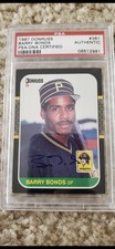 1987 Donruss Barry Bonds #361 Rookie Autographed PSA/DNA Certified Pirates
