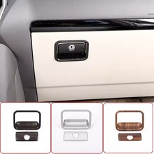 Black Wood Grain Toyota Prado FJ150 Glove Box Trim Cover (2010–2018) RHD