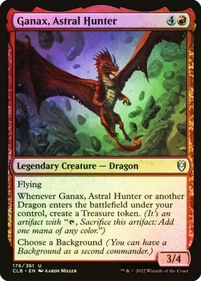 FOIL Ganax, Astral Hunter ~ Commander Legends 2 [ NM ] [ Magic MTG ]