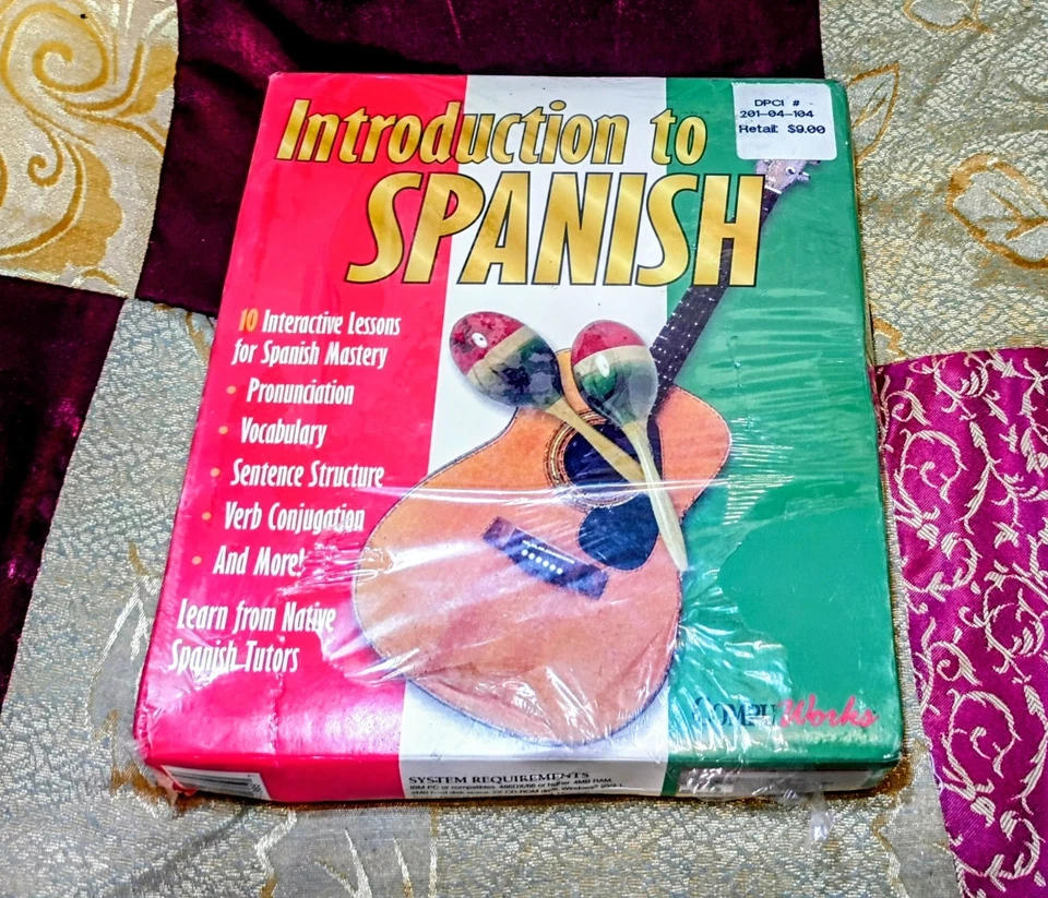 CompuWorks Introduction To Spanish 1997 IBM GT Interactive Windows 95/3.1 NEW - Image 2 of 4