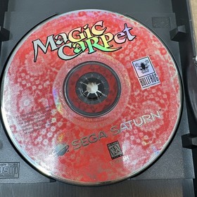 Magic Carpet (Sega Saturn, 1996) CIB, Tested, Great Cond, Fast Ship!