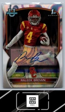 2022 Bowman U Chrome #83 Raleek Brown Prospect Auto Lava Refractor #/199