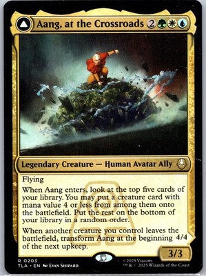 Avatar: The Last Airbender Magic: The Gathering Aang, at the Crossroads