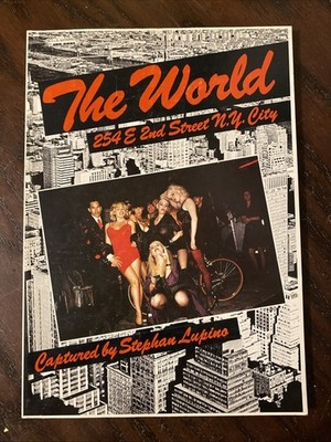 RARE The World - Stephan Lupino 1988 NYC Night Club New York City Disco Vintage