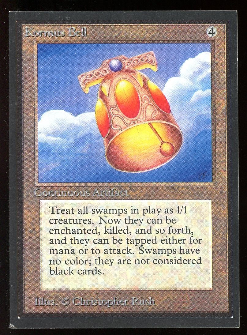 Beta/CE Kormus Bell Artist Proof ~ Vintage MTG/Magic ~ NEAR MINT+ Condition