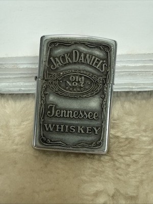 1999 Zippo Lighter Jack Daniel s Old No. 7 Used