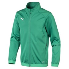 PUMA Liga Training Full Zip Jacket Youth Boys Green Casual Athletic Outerwear 65