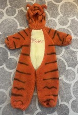 Vintage Disney Store Tigger Winnie The Pooh Halloween Costume Size 2T-4T