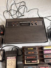 Sears Telegames System Console (Atari 2600 VCS) and Games Tested Donkey Kong