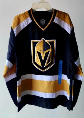 NHL Las Vegas Golden Knights Hockey Pullover Windbreaker Jacket Mens L Embroider