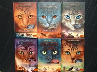 Warrior Cats Staffel 5 Hardcover Erin Hunter Konvolut Sammlung Serie selten rar